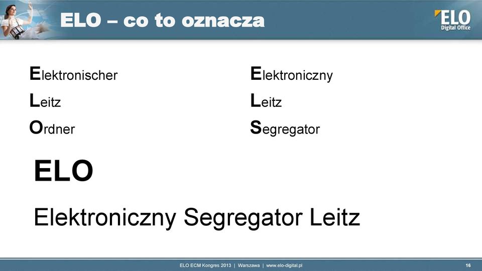 Elektroniczny Leitz