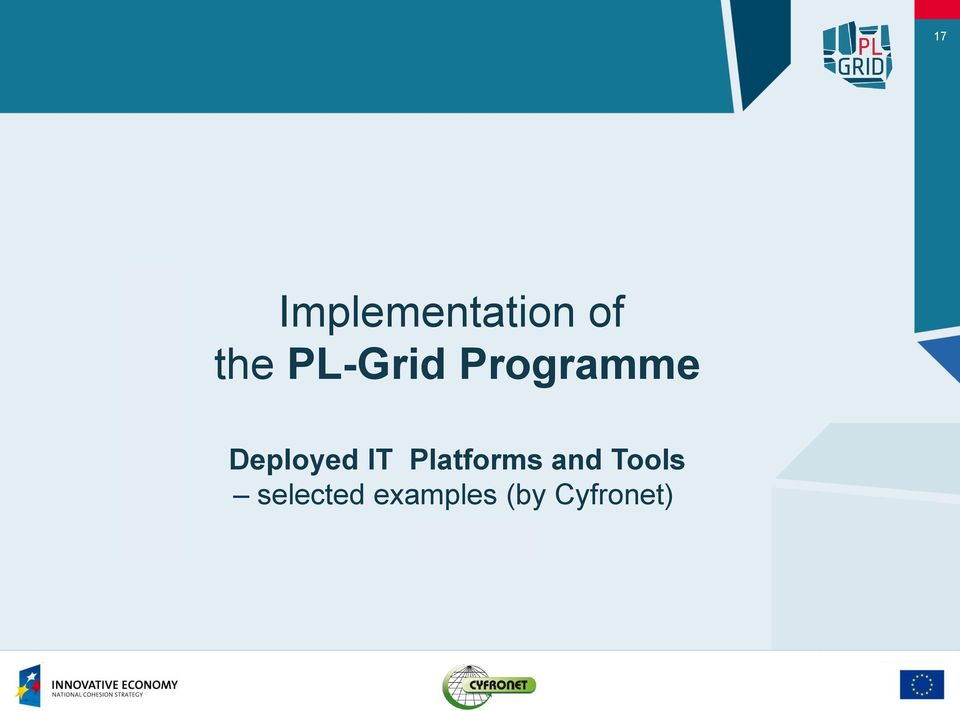 IT Platforms and Tools