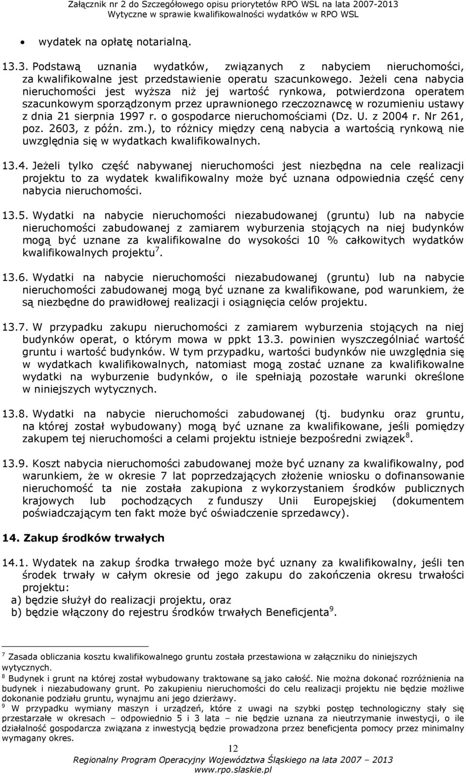 o gospodarce nieruchomościami (Dz. U. z 2004 