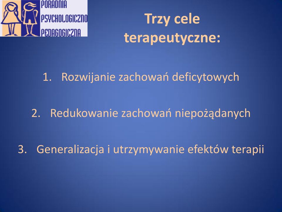 Redukowanie zachowań niepożądanych 3.