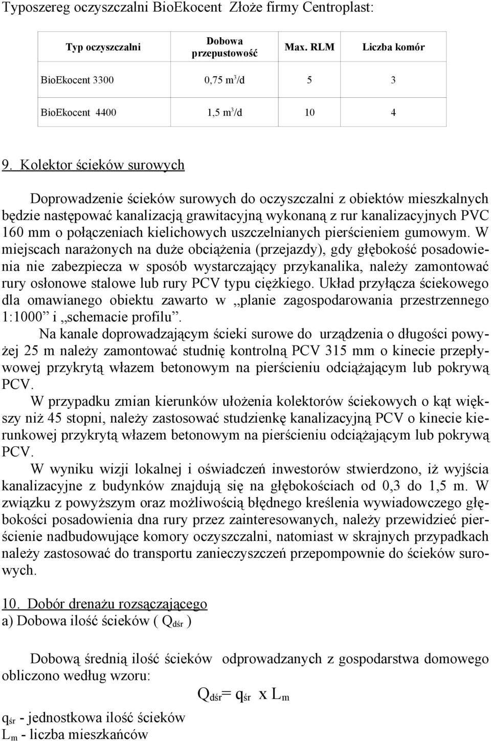 kielichowych uszczelnianych pierścieniem gumowym.