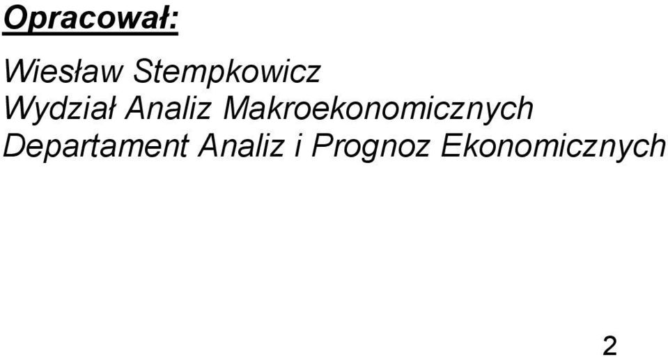 Makroekonomicznych