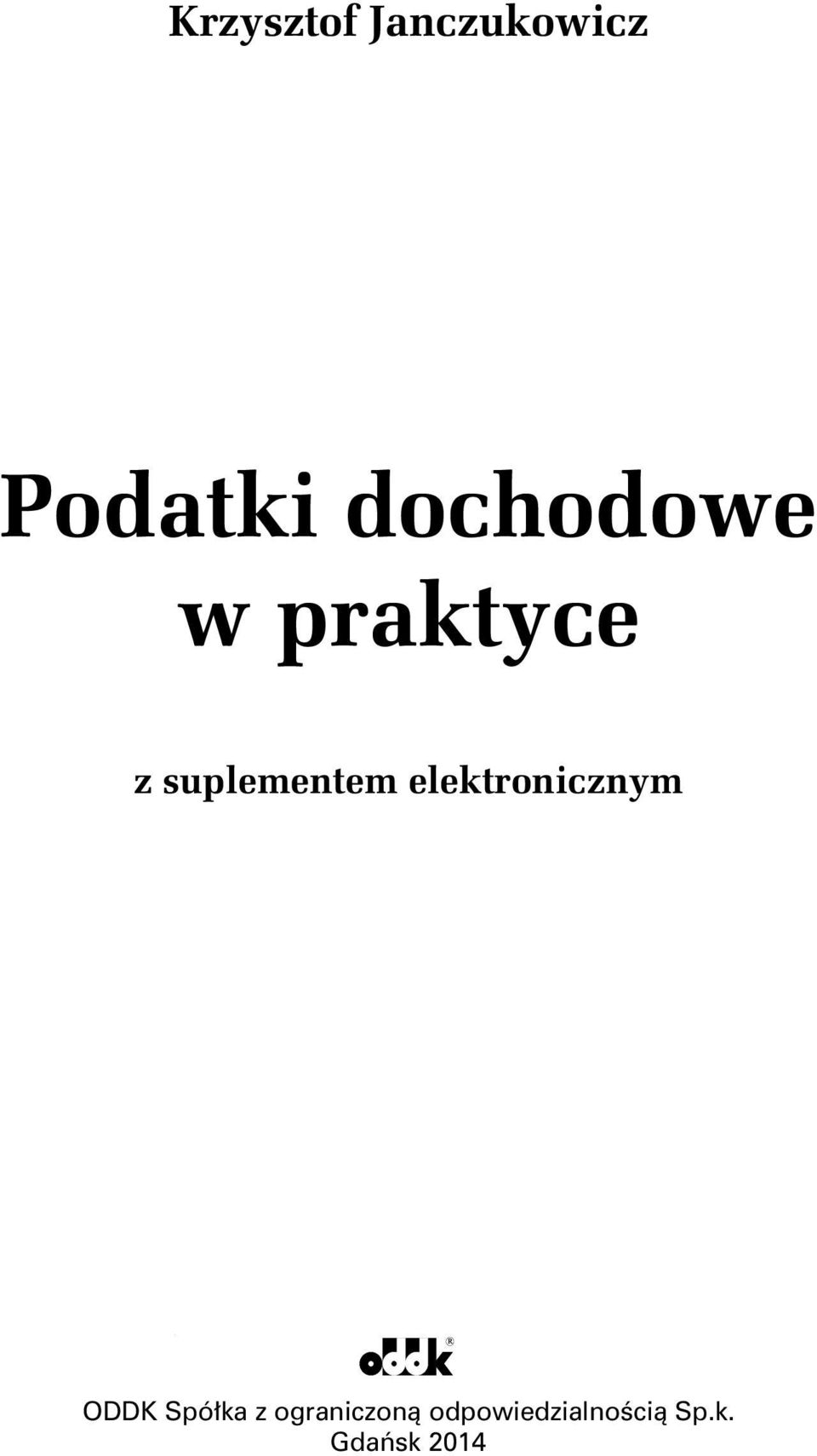 elektronicznym ODDK Spółka z