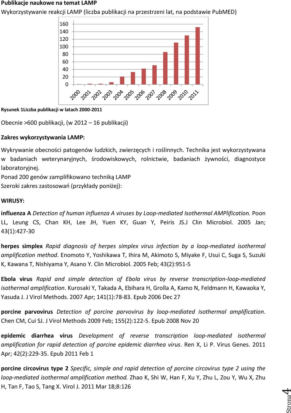 Technika jest wykorzystywana w badaniach weterynaryjnych, środowiskowych, rolnictwie, badaniach żywności, diagnostyce laboratoryjnej.