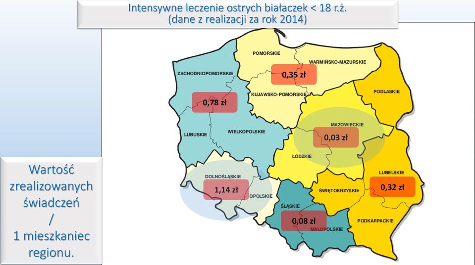 zł 0,03 zł Wartość zrealizowanych świadczeń /