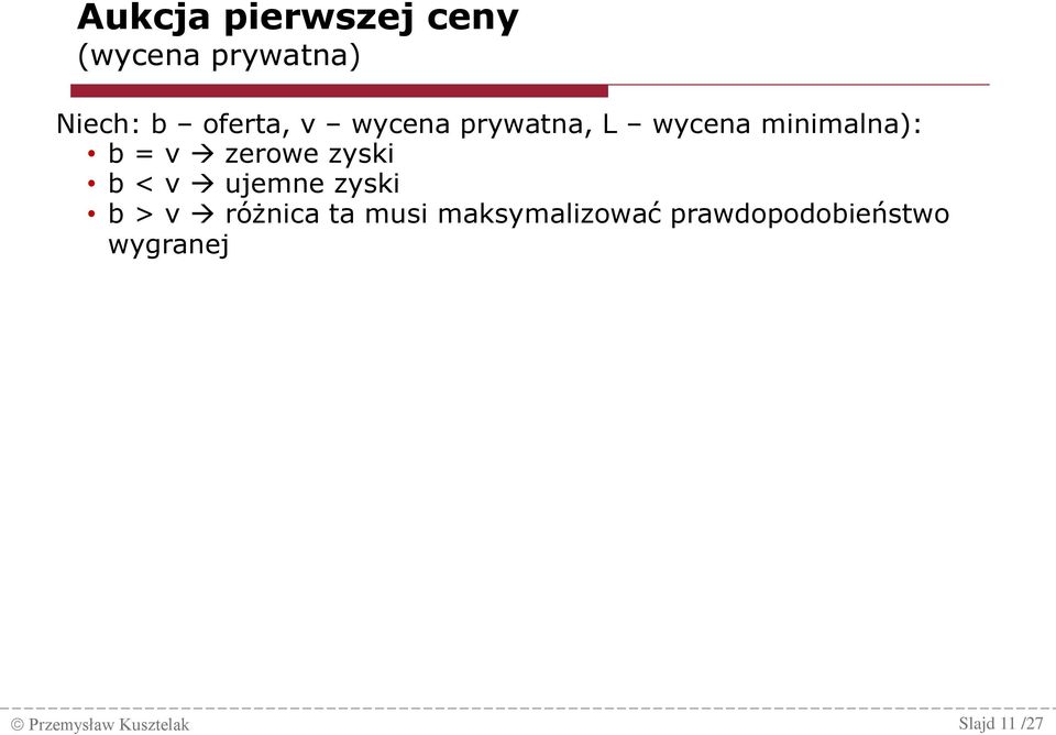 < v ujemne zyski b > v różnica ta musi maksymalizować