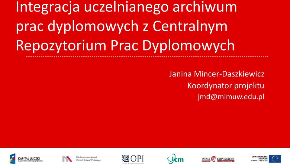 Prac Dyplomowych Janina