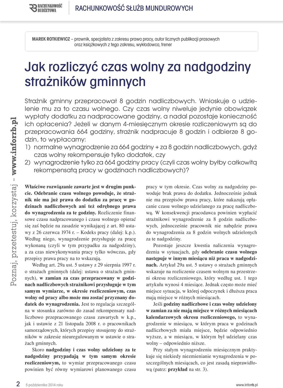 Czy czas wolny niweluje jedynie obowiązek wypłaty dodatku za nadpracowane godziny, a nadal pozostaje konieczność ich opłacenia?