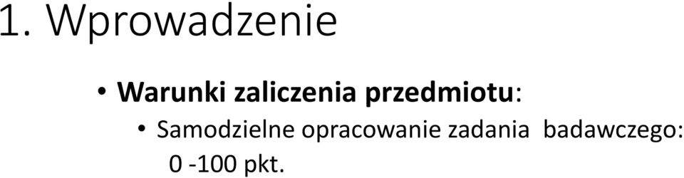 Samodzielne opracowanie