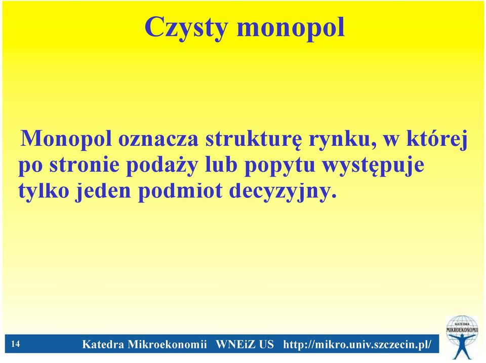 stronie podaży lub popytu