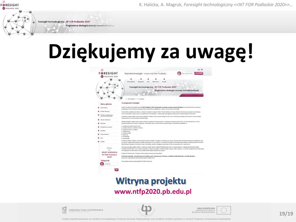 Witryna projektu