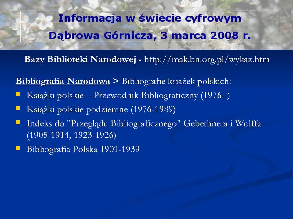 Przewodnik Bibliograficzny (1976- ) Książki polskie podziemne (1976-1989)