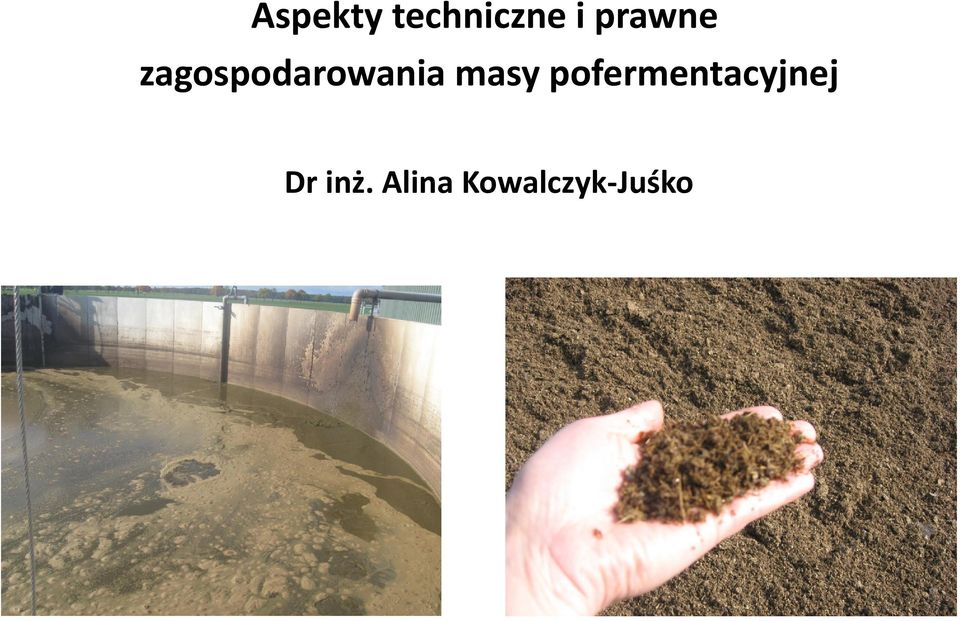 masy pofermentacyjnej