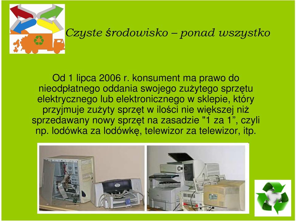 elektrycznego lub elektronicznego w sklepie, który przyjmuje zuŝyty