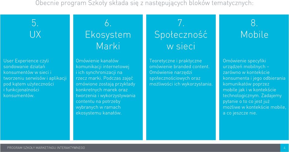 Omówienie kanałów komunikacji internetowej i ich synchronizacji na rzecz marki.