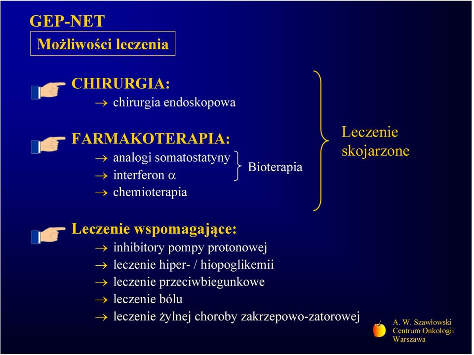 Leczenie wspomagające: inhibitory pompy protonowej leczenie hiper- /