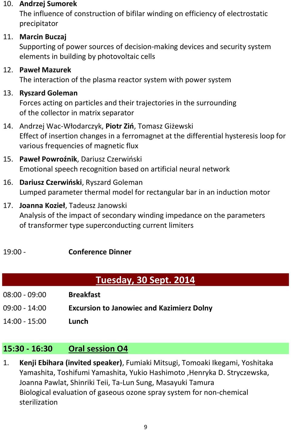 Paweł Mazurek The interaction of the plasma reactor system with power system 13.