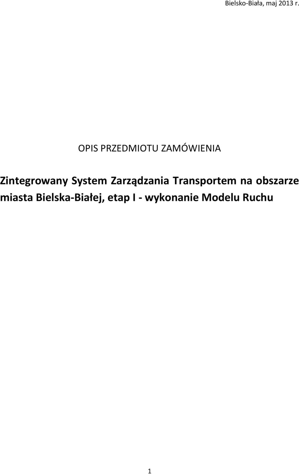 System Zarządzania Transportem na