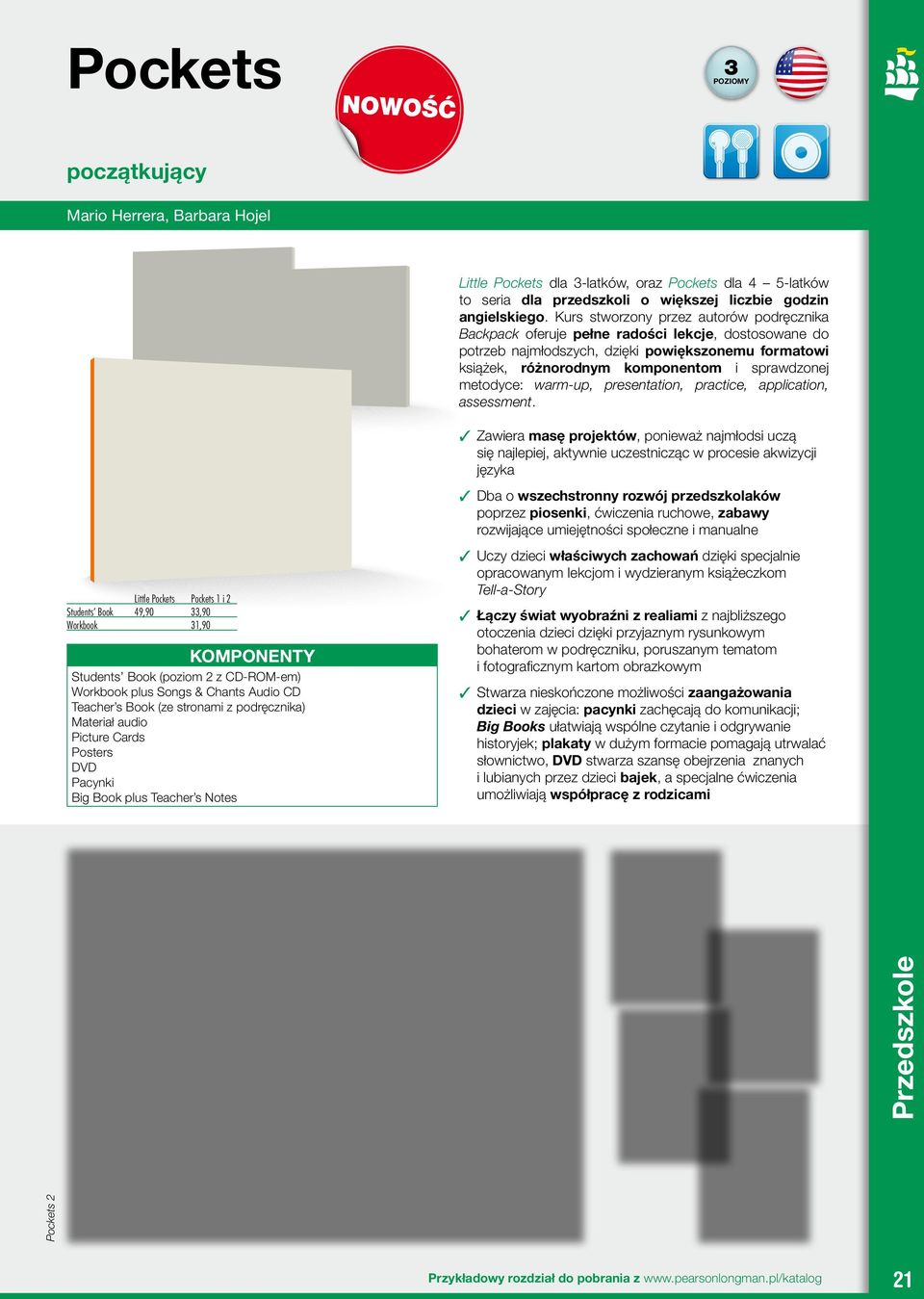 metodyce: warm-up, presentation, practice, application, assessment.