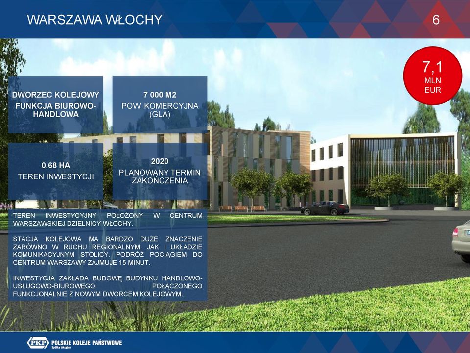 STACJA KOLEJOWA MA BARDZO DUŻE ZNACZENIE ZARÓWNO W RUCHU REGIONALNYM, JAK I UKŁADZIE KOMUNIKACYJNYM STOLICY.