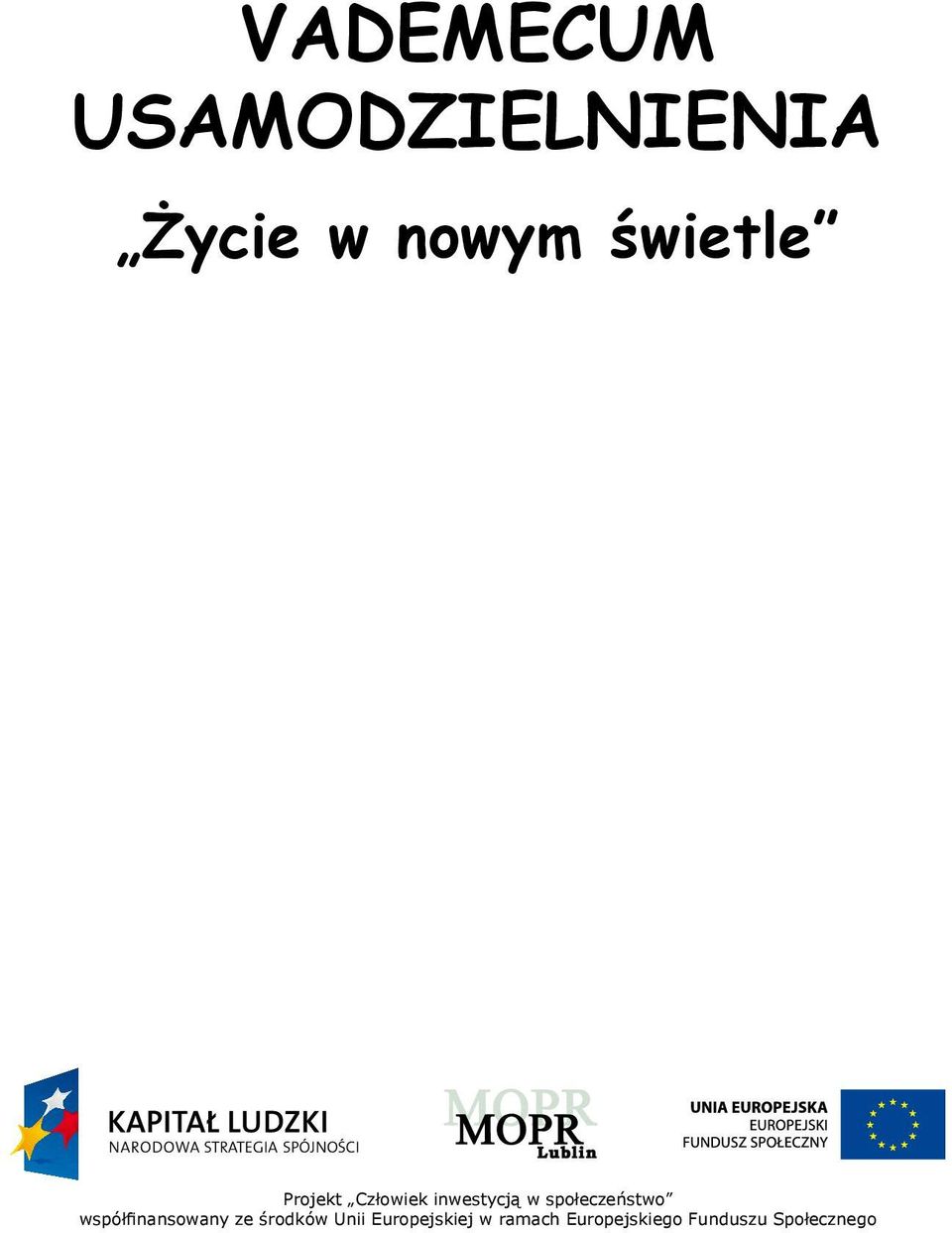 społeczeństwo współfinansowany ze środków