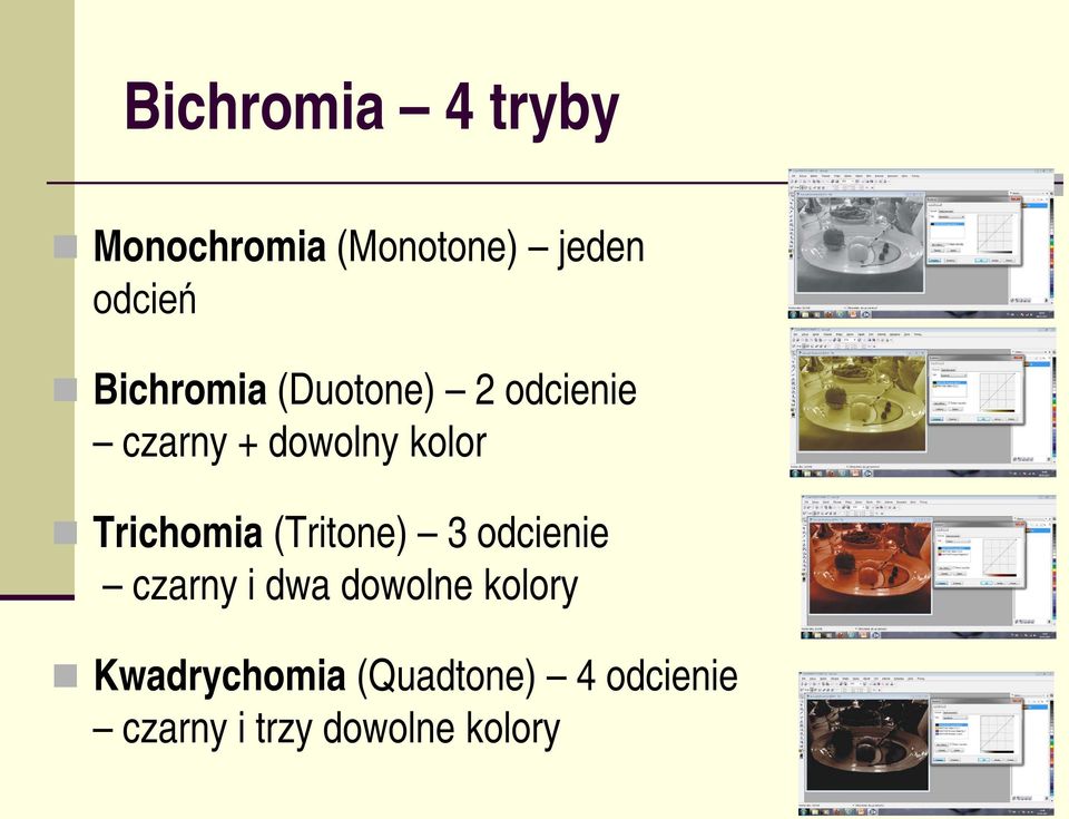 Trichomia (Tritone) 3 odcienie czarny i dwa dowolne