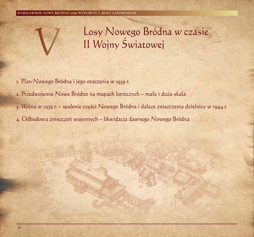 Przedwojenne Nowe Bródno na mapach lotniczych mała i duża skala 3. Wojna w 1939 r.
