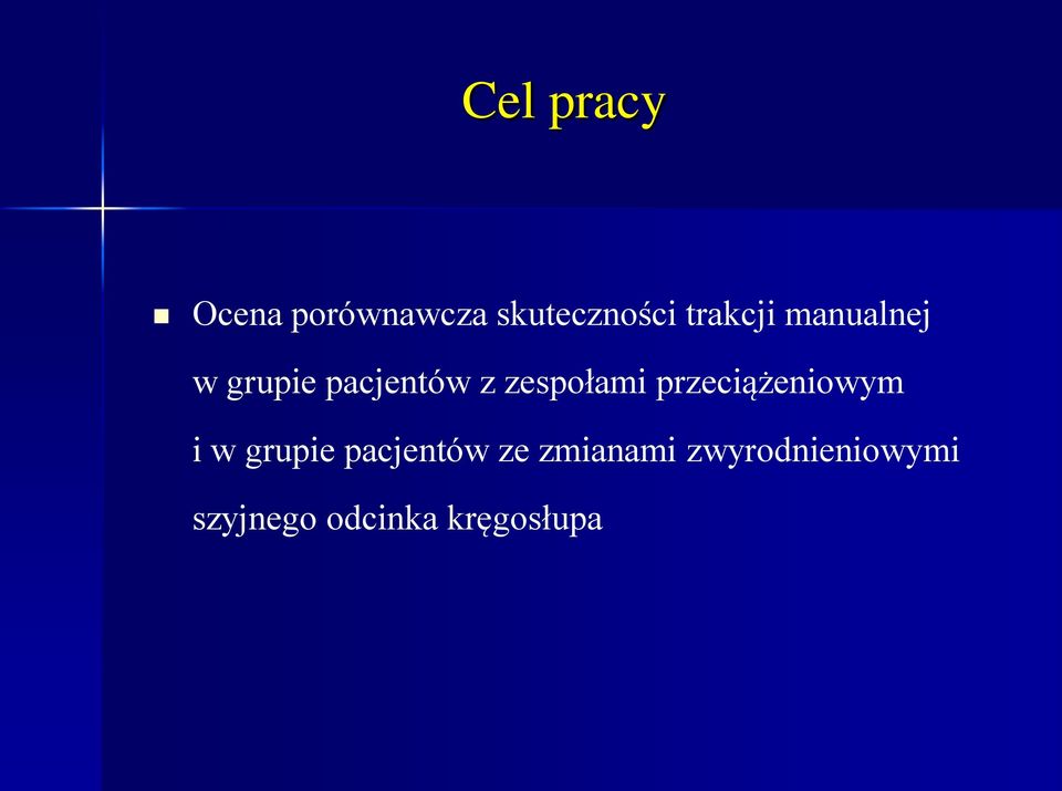 zespołami przeciążeniowym i w grupie