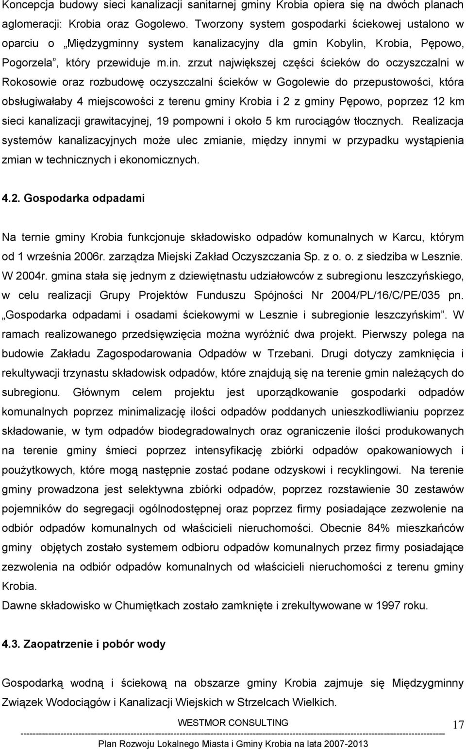 y system kanalizacyjny dla gmin 