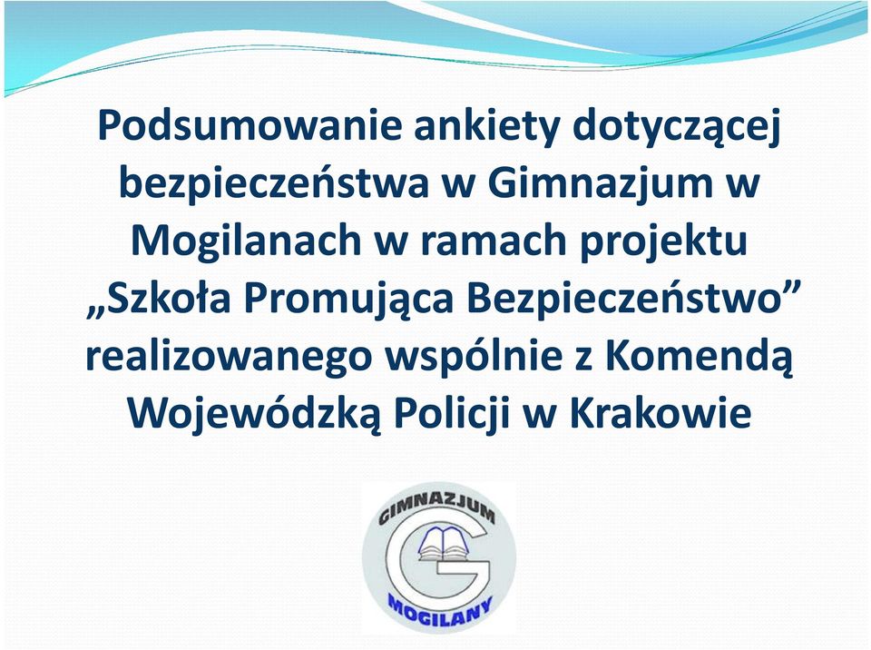 ramach projektu Szkoła Promująca