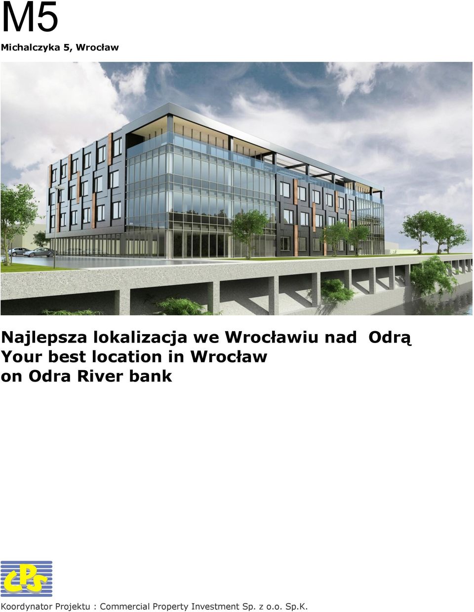 location in Wrocław on Odra River bank