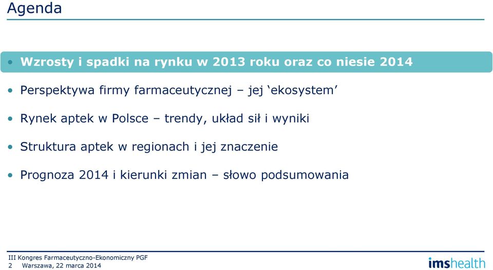 trendy, układ sił i wyniki Struktura aptek w regionach i jej