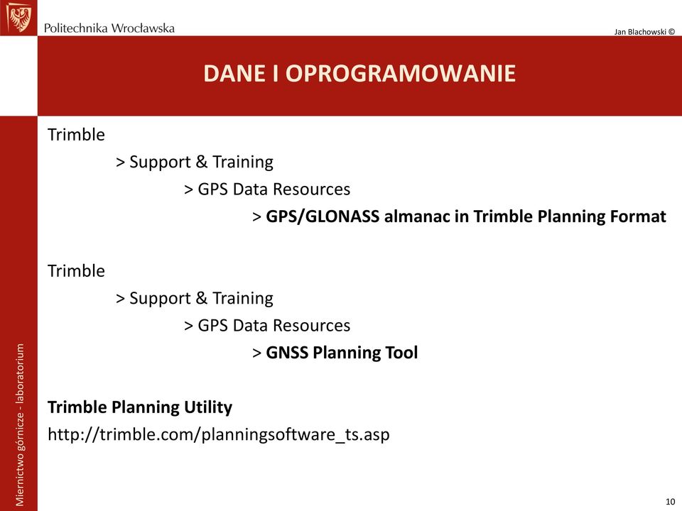 Trimble > Support & Training > GPS Data Resources > GNSS Planning