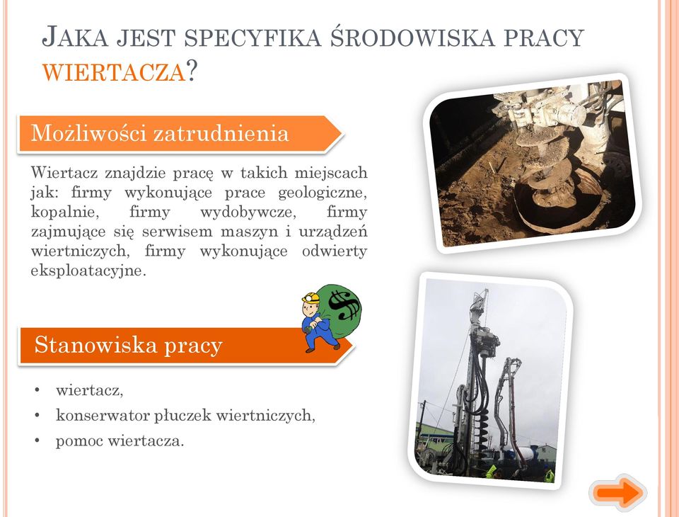 prace geologiczne, kopalnie, firmy wydobywcze, firmy zajmujące się serwisem maszyn i