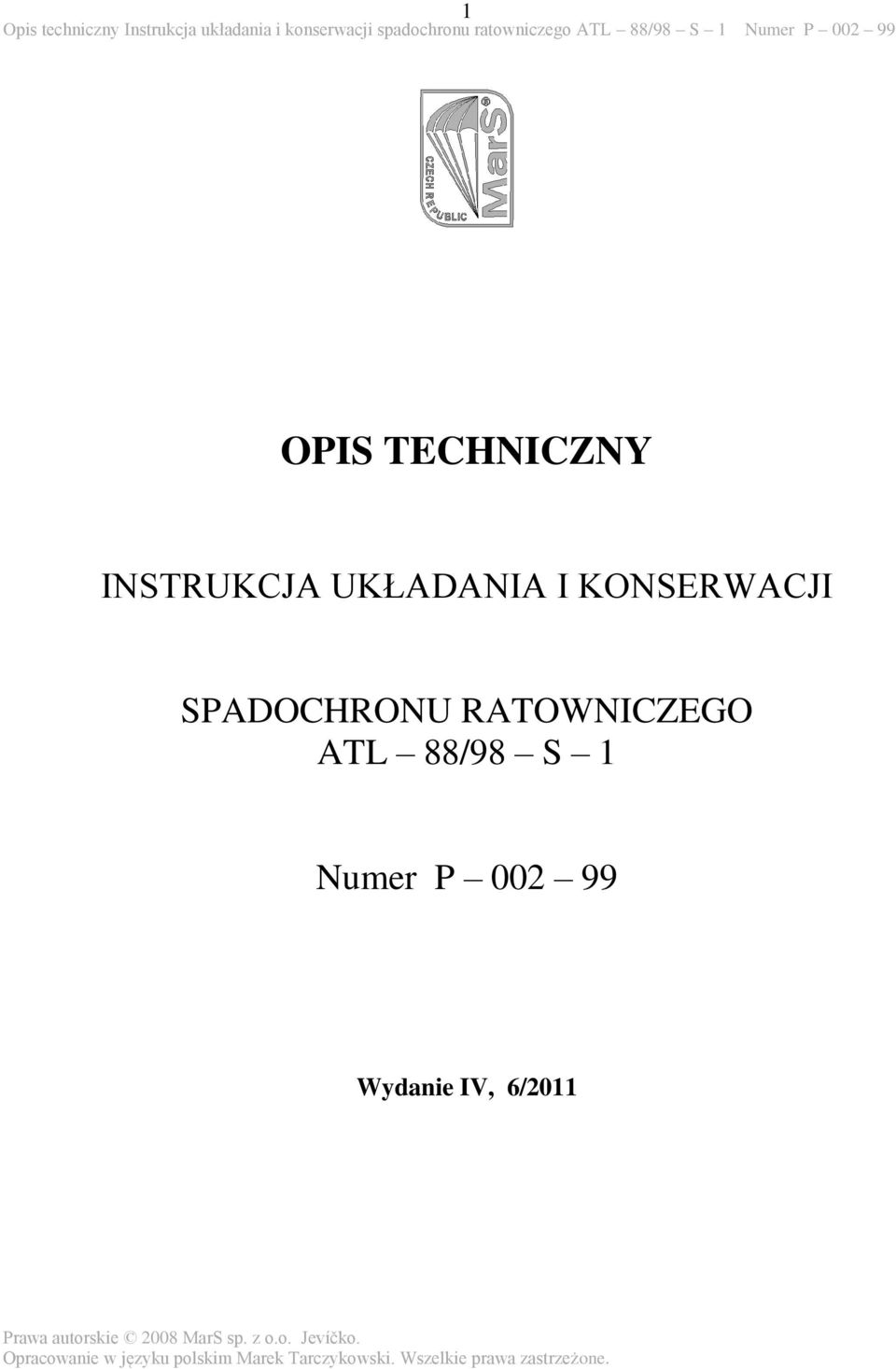 SPADOCHRONU RATOWNICZEGO ATL