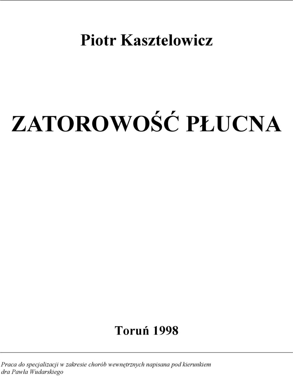 zakresie chorób wewnętrznych