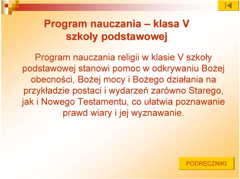 mocy i Bożego działania na przykładzie postaci i wydarzeń zarówno Starego, jak