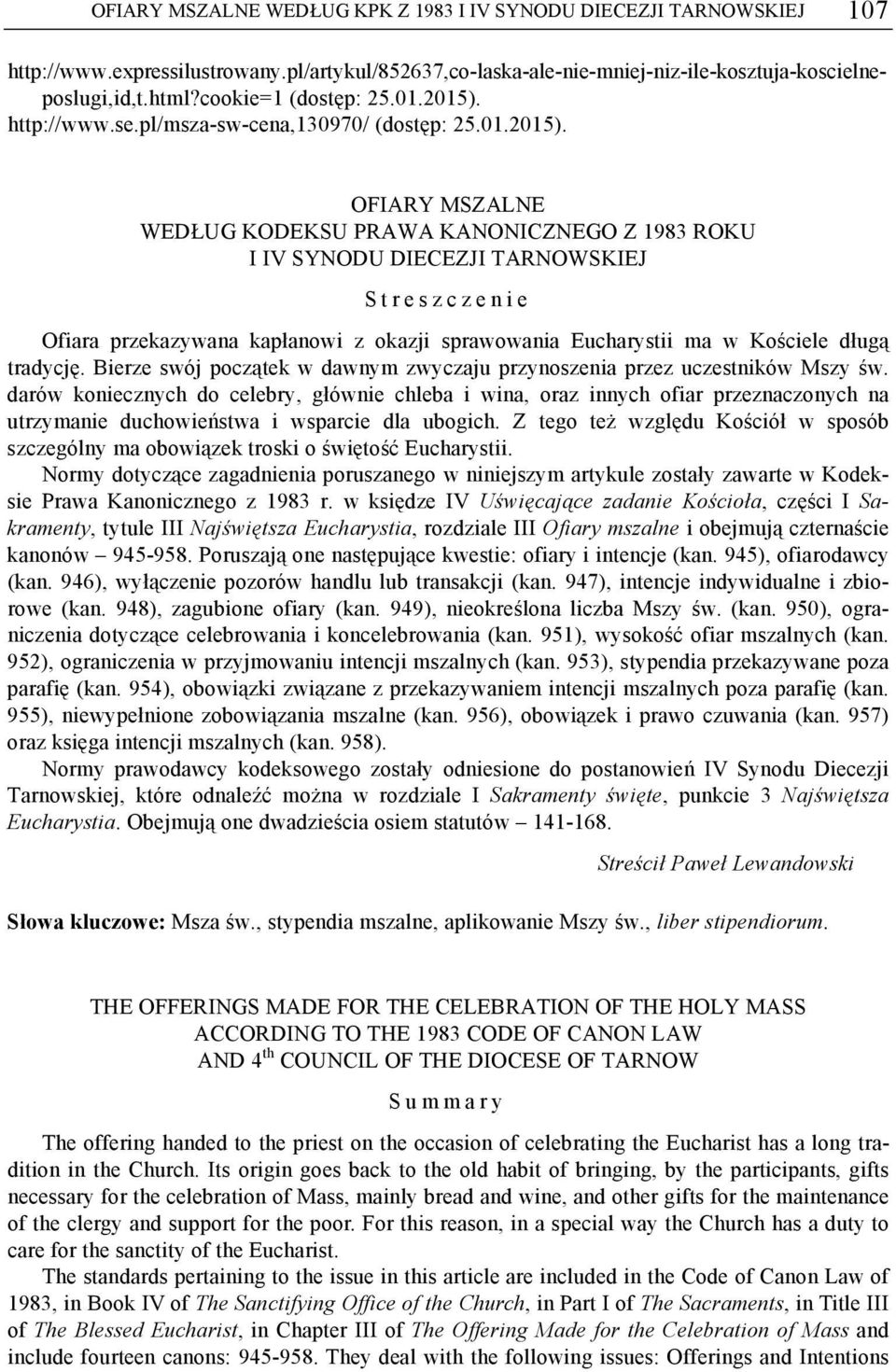 http://www.se.pl/msza-sw-cena,130970/ (dostęp: 25.01.2015).