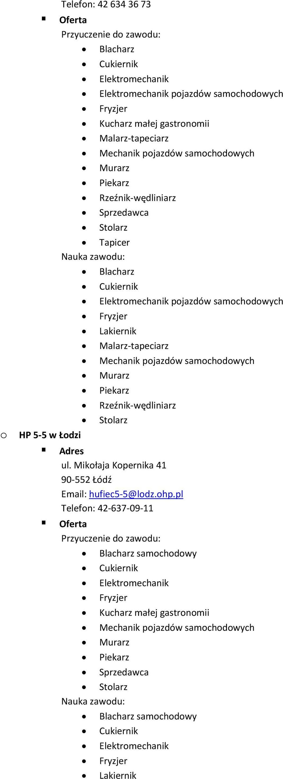 Malarz-tapeciarz o HP 5-5 w Łodzi ul.