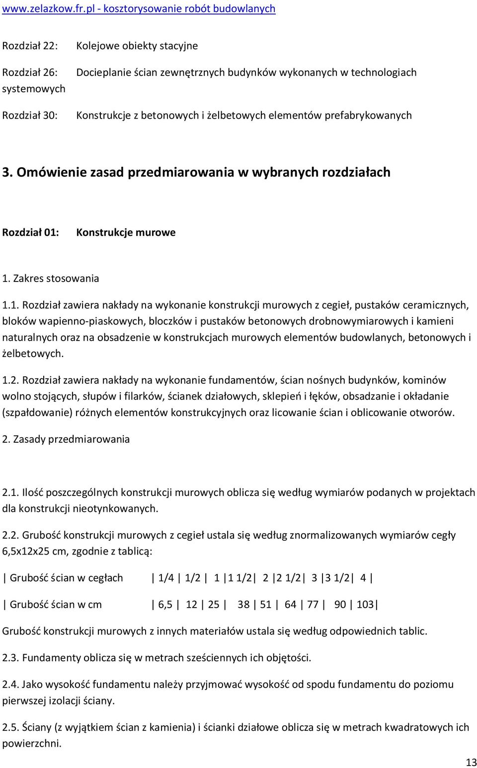 Knstrukcje murwe 1.