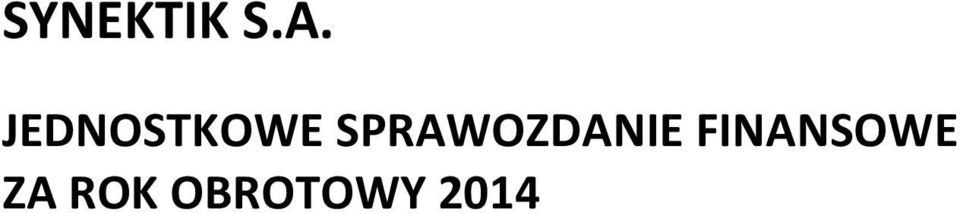 FINANSOWE ZA