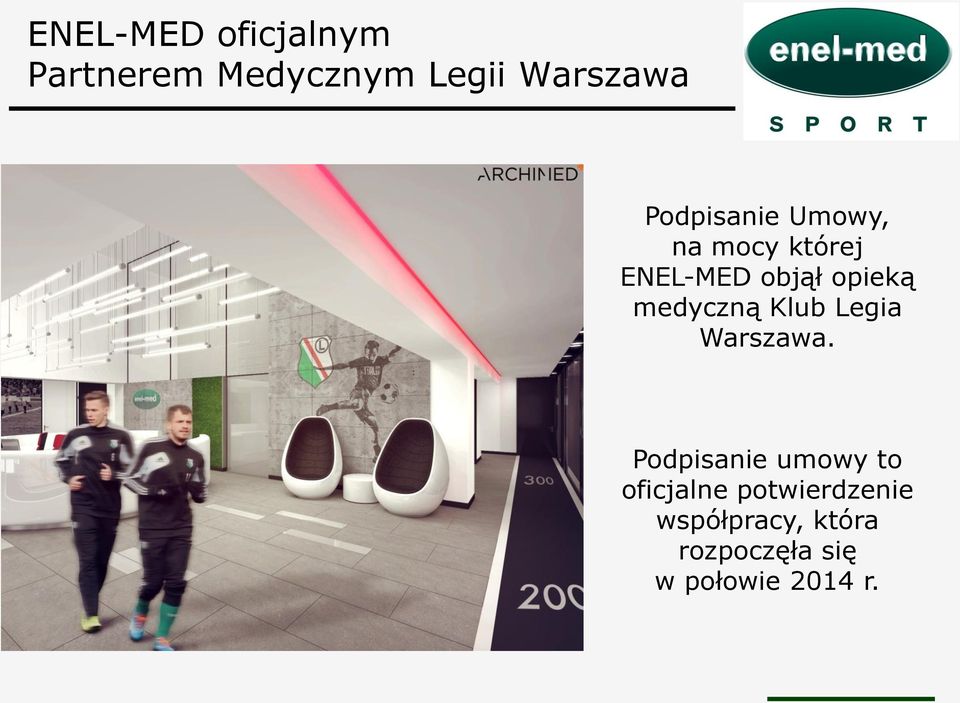 medyczną Klub Legia Warszawa.