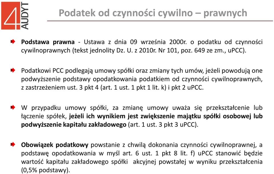 1 pkt 1 lit. k) i pkt 2 upcc.