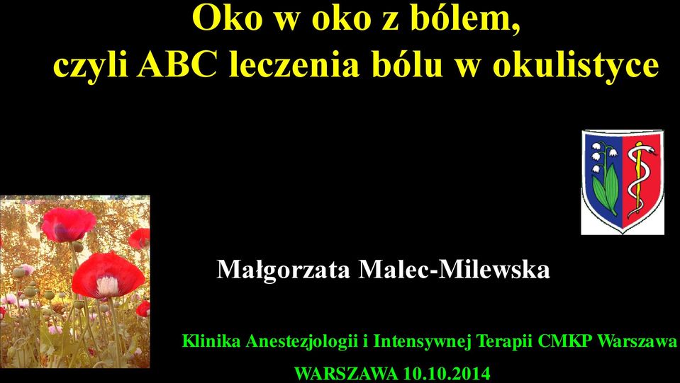 Malec-Milewska Klinika Anestezjologii i