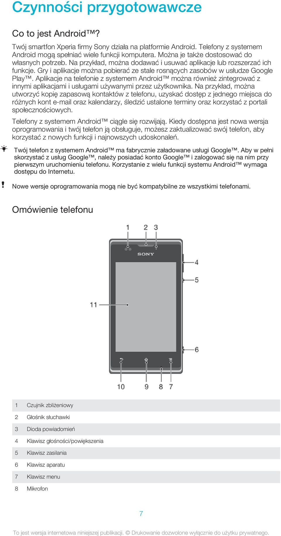 Gry i aplikacje można pobierać ze stale rosnących zasobów w usłudze Google Play.