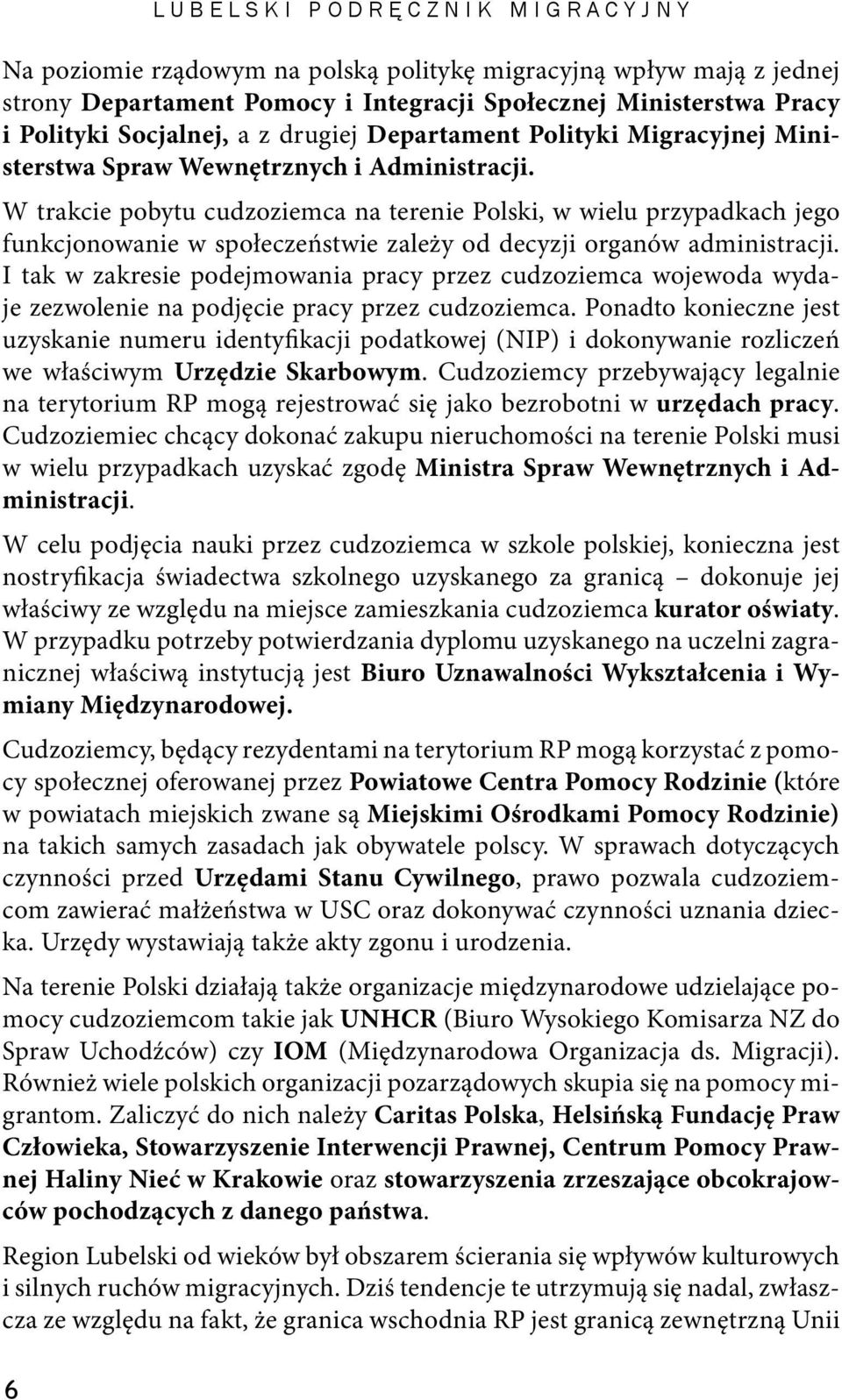 Lubelski Podręcznik Migracyjny Anna Kosińska Tomasz Sieniow Red