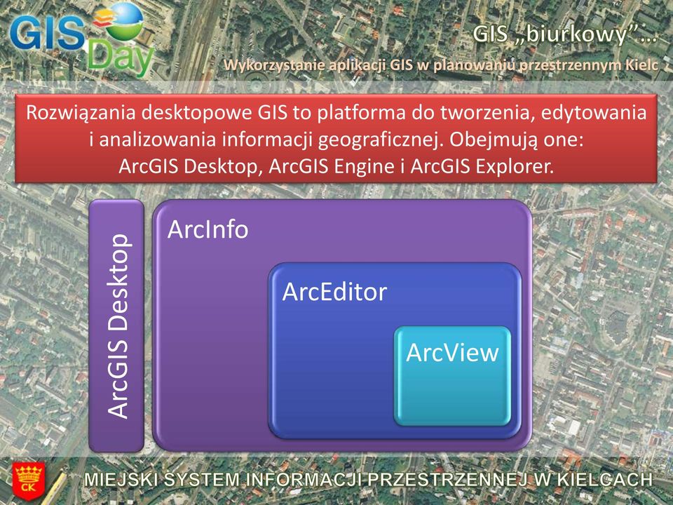 tworzenia, edytowania i analizowania informacji geograficznej.