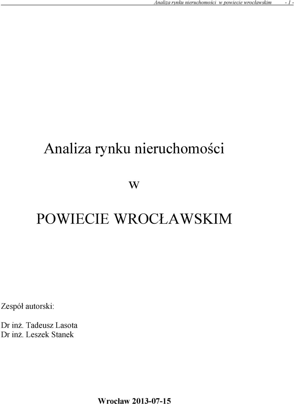 autorski: Dr inż.