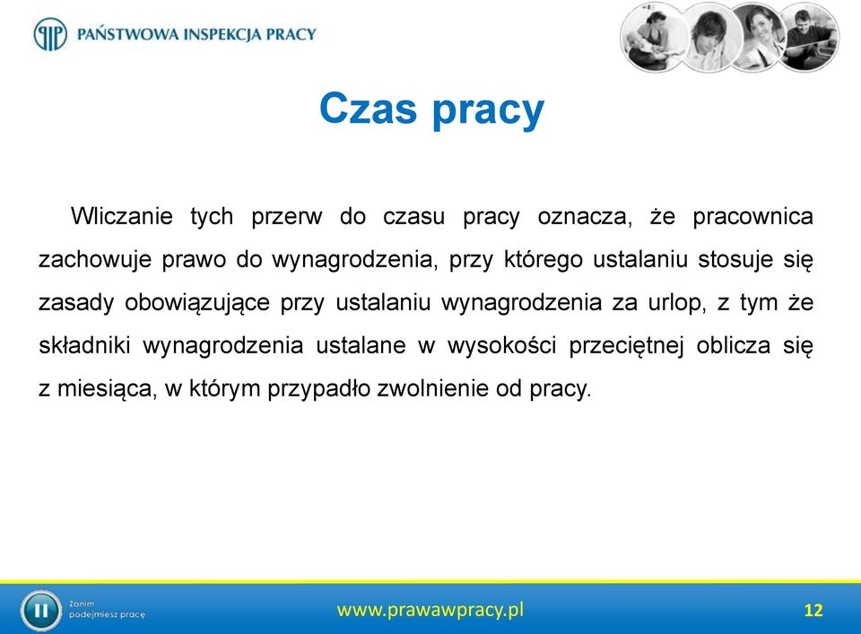 wynagrodzenia za urlop, z tym że składniki wynagrodzenia ustalane w wysokości