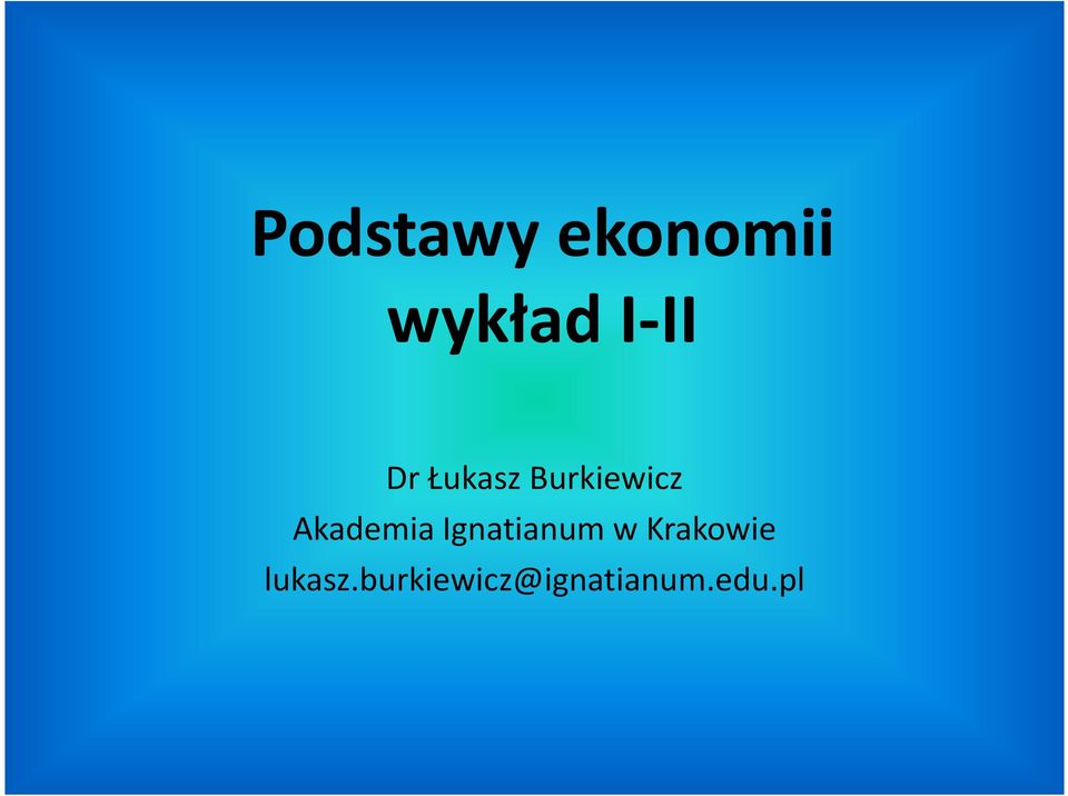 Ignatianum w Krakowie lukasz.
